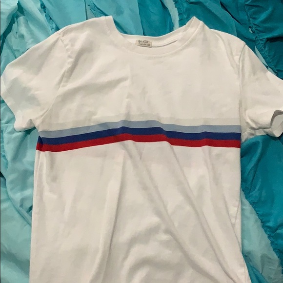 Brandy Melville Striped T-shirt - Picture 1 of 4